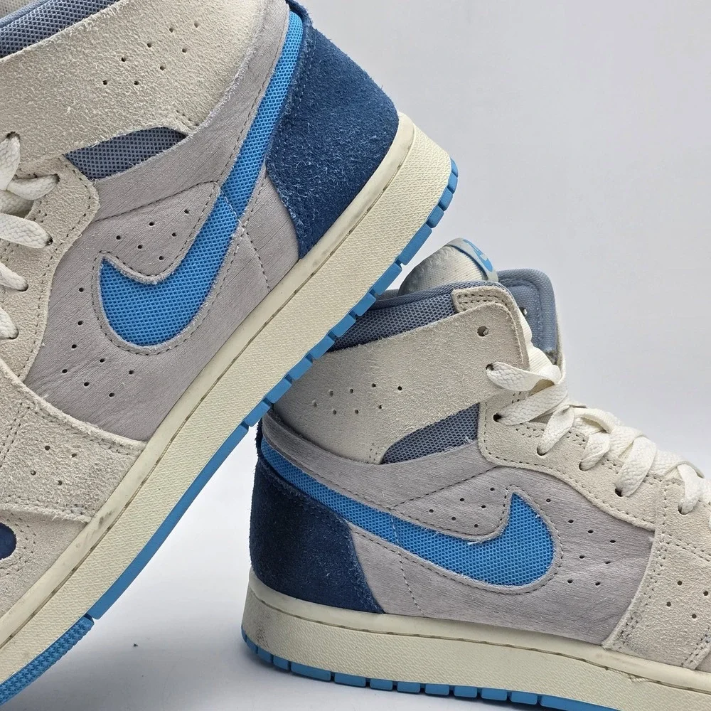 Air Jordan 1 High Zoom Comfort 2 Dark Powder Blue DV1307-104‎ Men's Size 8.5